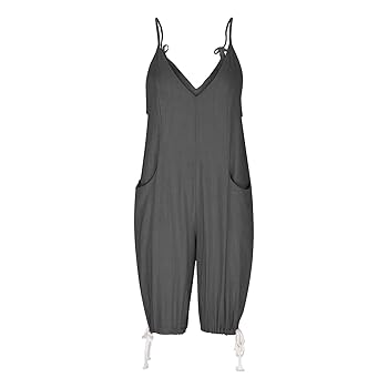 Amazon.com: Womens 2024 Summer Wide Leg Capri Jumpsuits Sexy